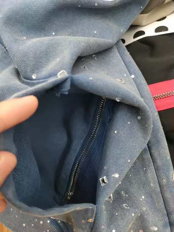 ROZE GALAXY PREMIUM RHINESTONE HOODIE UNISEX